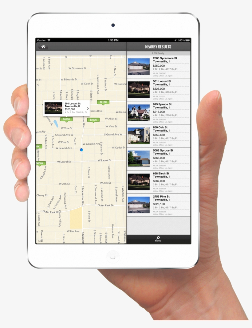 Tablet White Ipad Png - Hands With Tablet Png, transparent png #406109