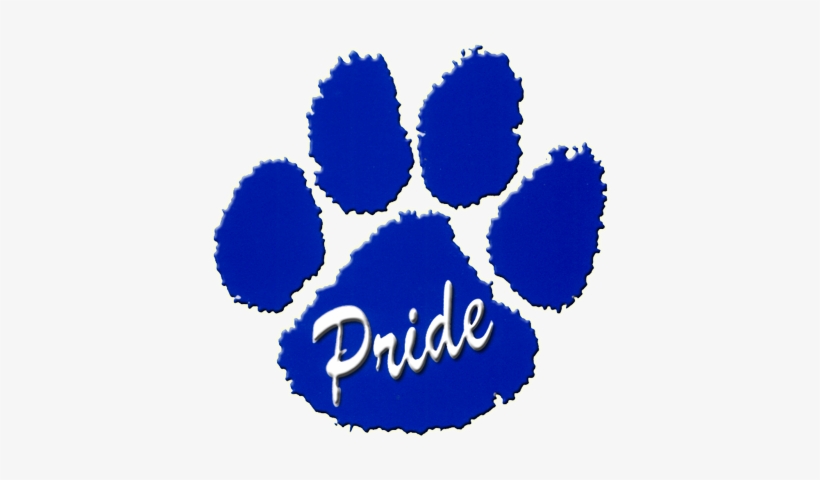 Bobcat Paw Print Clipart - Villa Rica High School Logo, transparent png #406179