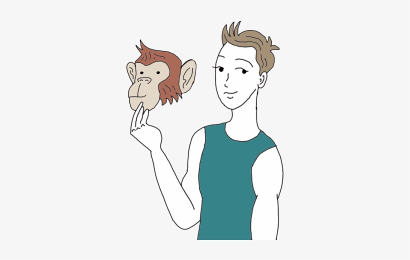 Monkey - Cartoon, transparent png #406401
