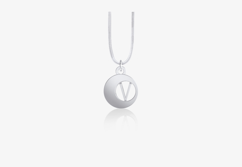 Crescent Alphabet Amulet Letter V - Locket, transparent png #406758