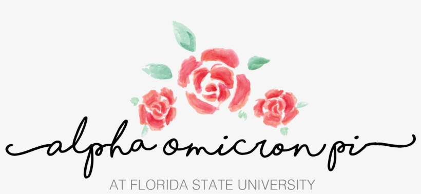 Alpha Omicron Pi At Florida State University - Pidada Throw Pillow Case Covers, Garden Floral Pattern, transparent png #406783