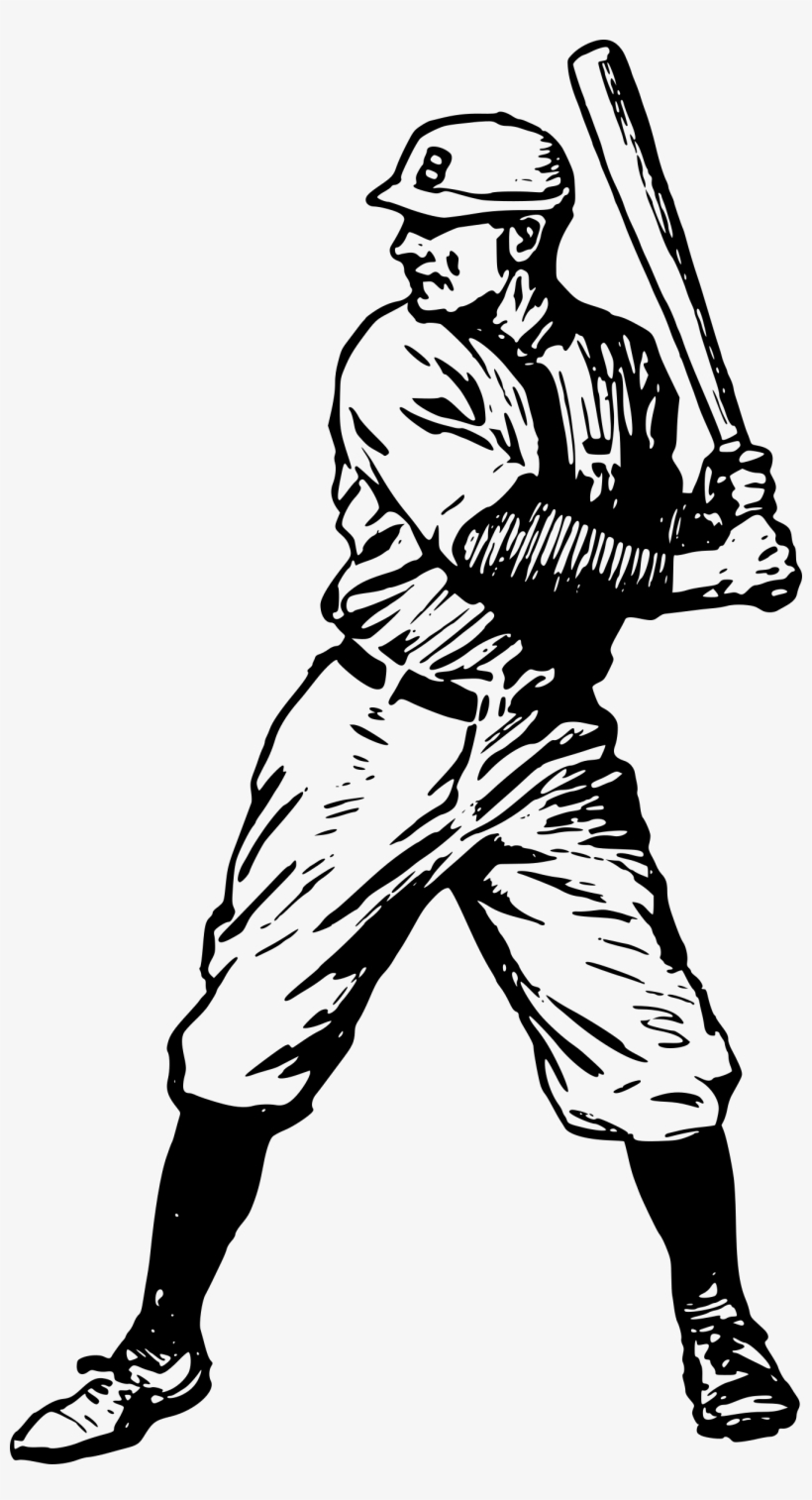 Player Big Image Png - Baseball Player Clipart Png, transparent png #406914