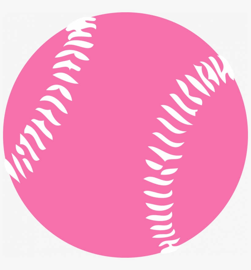 Custom Baseball Softball Car Shaped Magnets - Pink Softball, transparent png #406972
