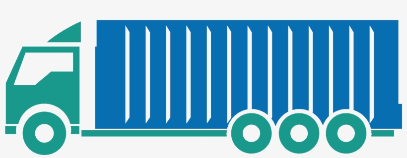 Truck Clipart Truck Container - Container Truck Icon, transparent png #406991