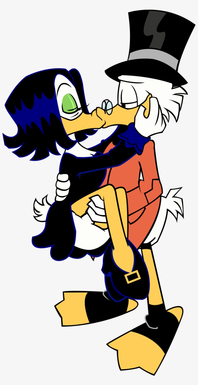 “ Woo Hoo Back With Another Dimeshipping Art - Ducktales Scrooge X Magica, transparent png #407015