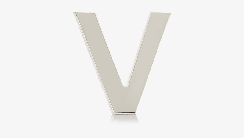 Tinkalink Moonlight Steel Letter V Charm - Emblem, transparent png #407040