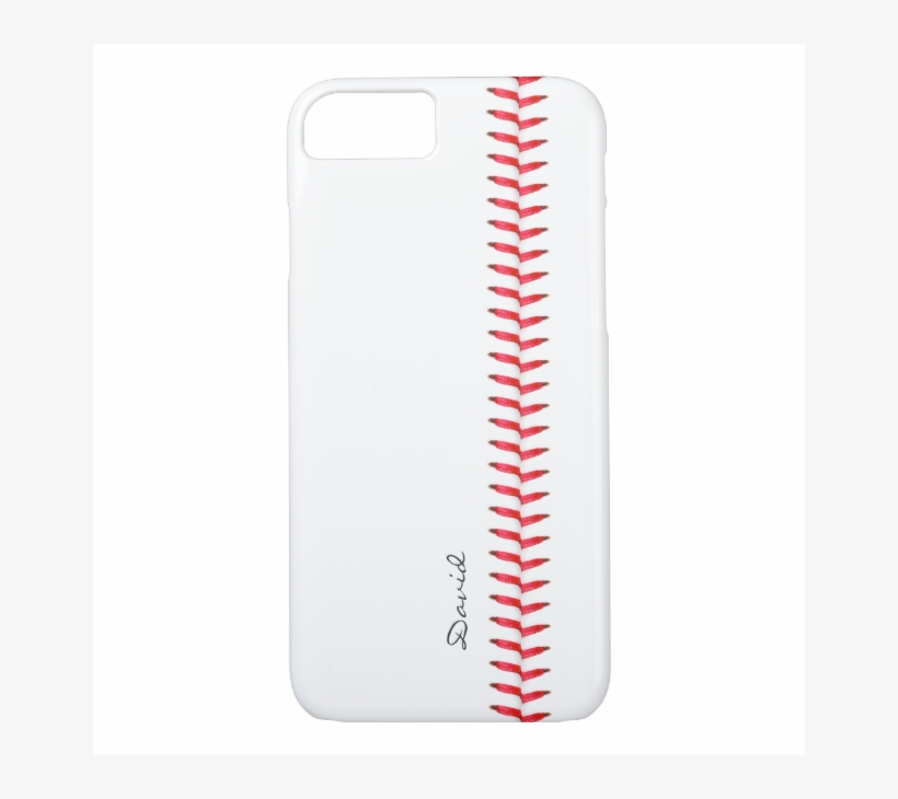 Sport Theme Baseball Stitching Custom Name Iphone 7 - Iphone, transparent png #407119