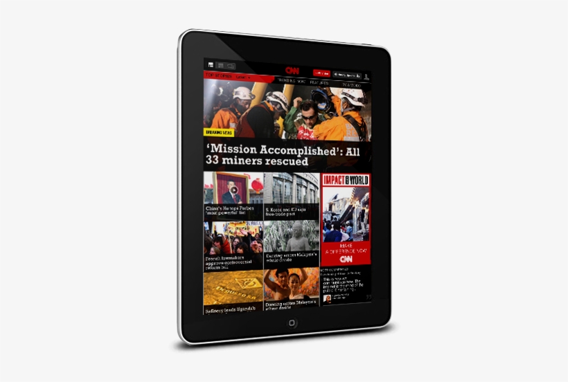 Cnn Ipad App, transparent png #407204