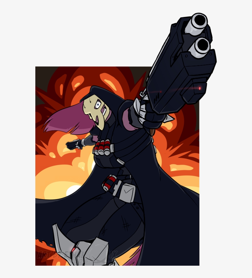 Ethanqix, Explosion, Gun, Overwatch, Pinkamena Diane - Reaper Overwatch Mlp, transparent png #407792