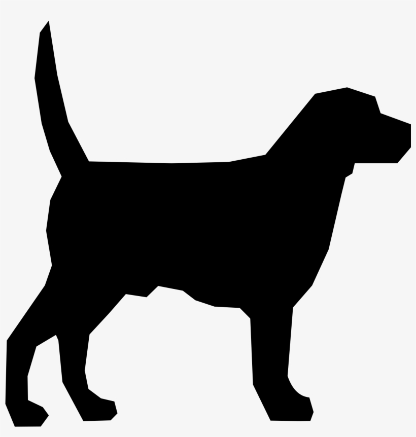 Dog Sitting Silhouette At Getdrawings - Dog Silhouette Png, transparent png #407951