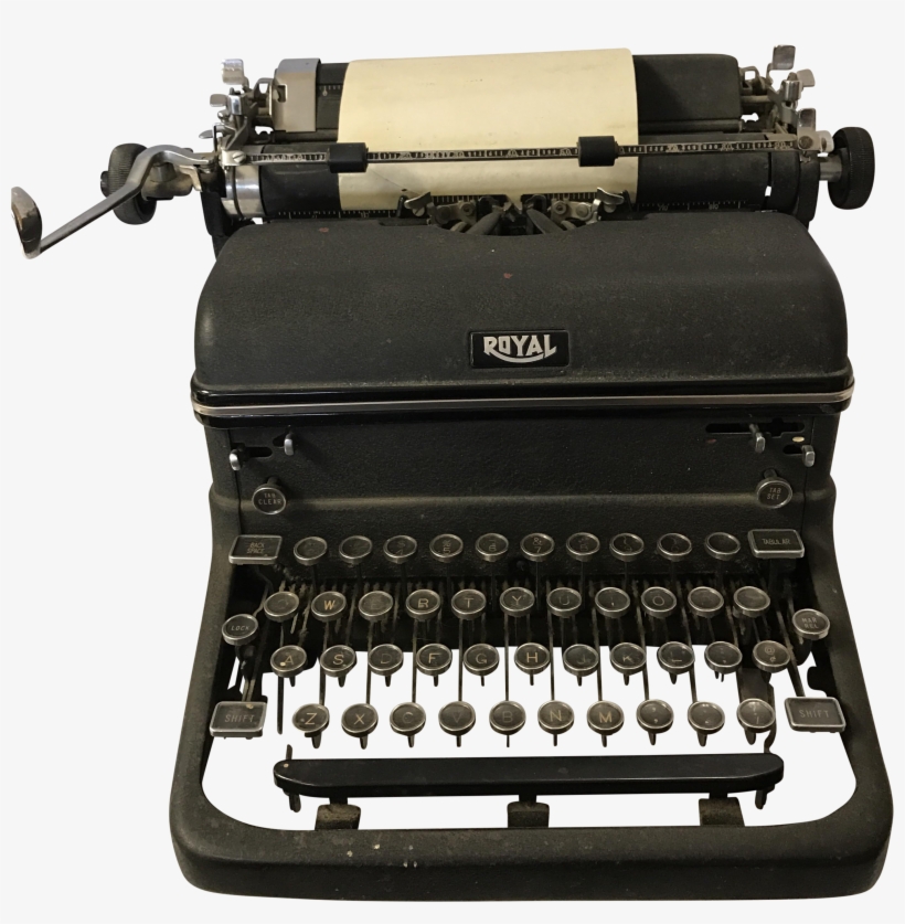 Vintage Royal Typewriter - Good Writing Guide [book], transparent png #408116