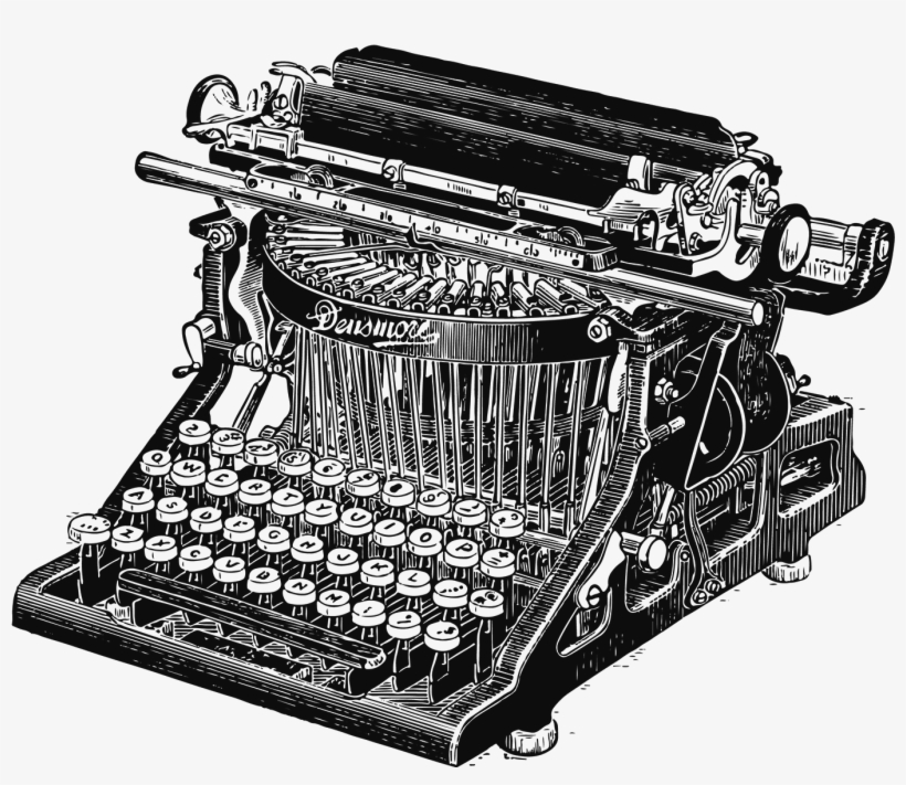 Paper Advertising Antique Clip Art - Densmore Typewriter Price Ad, transparent png #408298