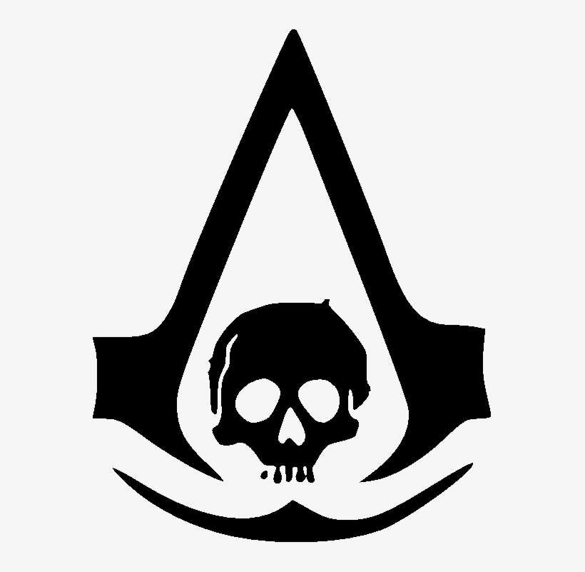 Logo Assassins Creed Black Flag, transparent png #408511