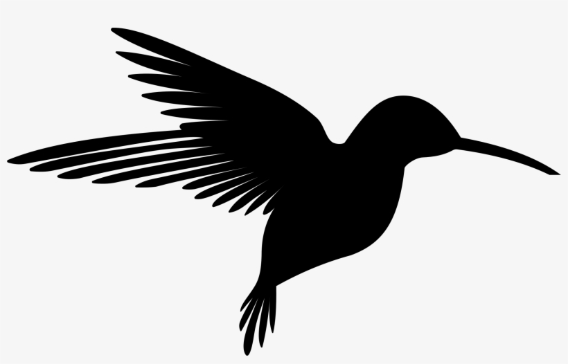 This Free Icons Png Design Of Hummingbird Silhouette, transparent png #408536