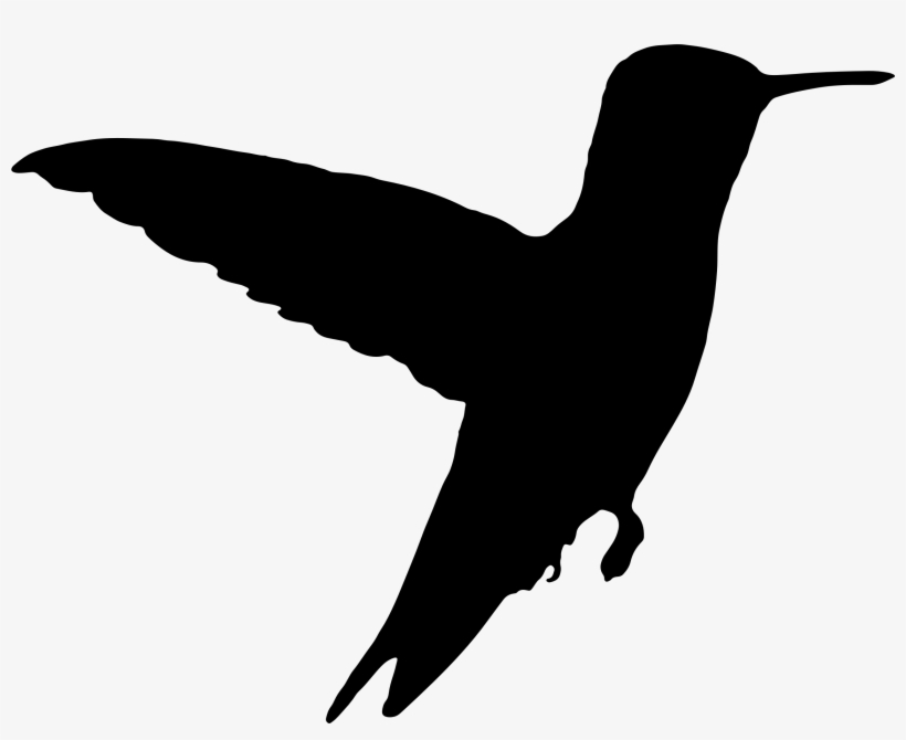 This Free Icons Png Design Of Hummingbird Silhouette, transparent png #408596