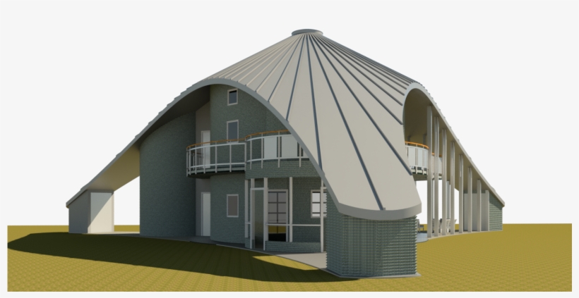An Extreme Example Granted Many Of The Other Designs - Roof, transparent png #408846