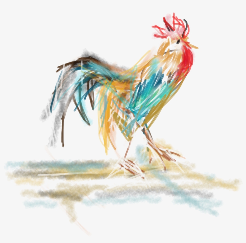 A Selection Of Prints - Rooster, transparent png #409016