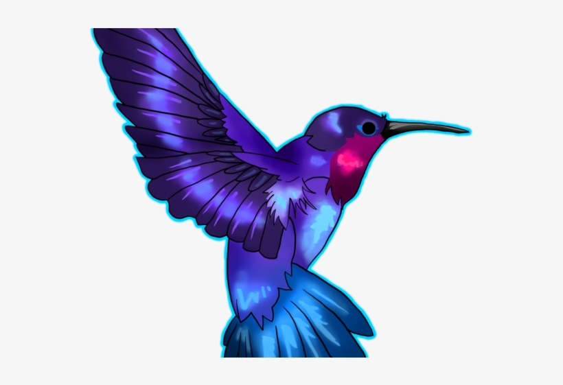 Hummingbird Tattoos Png Transparent Images - Colibrí Azul, transparent png #409200