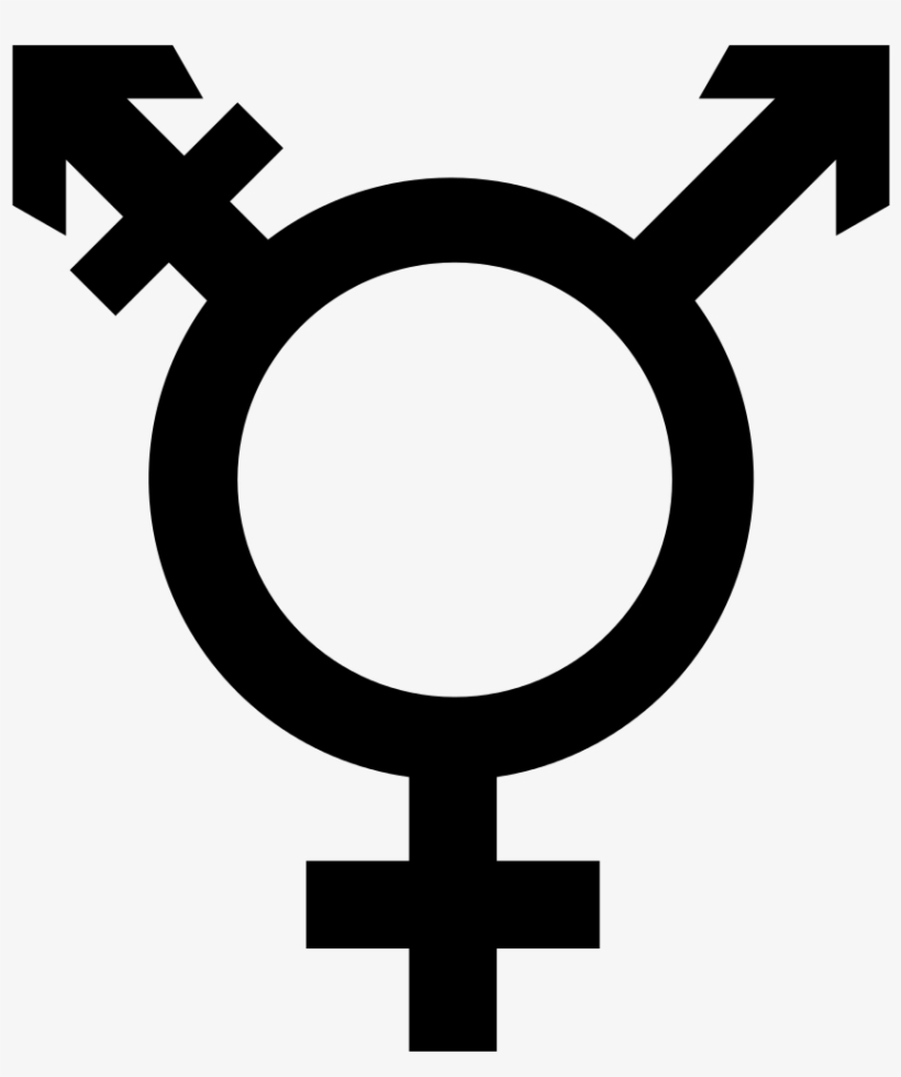 Another Transgender Symbol, A Combination Of The Male - Gender Symbols Transgender, transparent png #409382