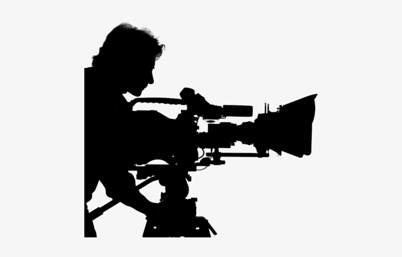 13 Photographer With Camera Silhouette Png Transparent - Cameraman Silhouette, transparent png #409666