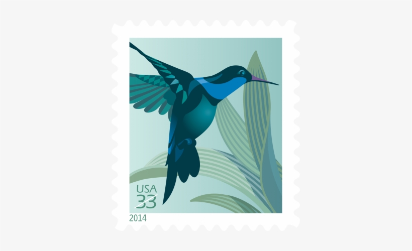 Hummingbird - Usps Hummingbird 34 Cent Postage Stamps Booklet, transparent png #409746