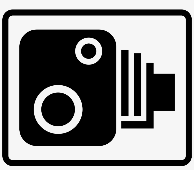 Open - Speed Camera Uk Sign, transparent png #409972