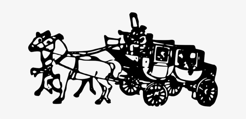 Stagecoach-157449 - Kereta Kuda Vektor, transparent png #4000088