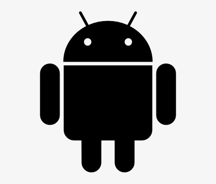 Android Png Resolution - Android Logo Black Png, transparent png #4000263