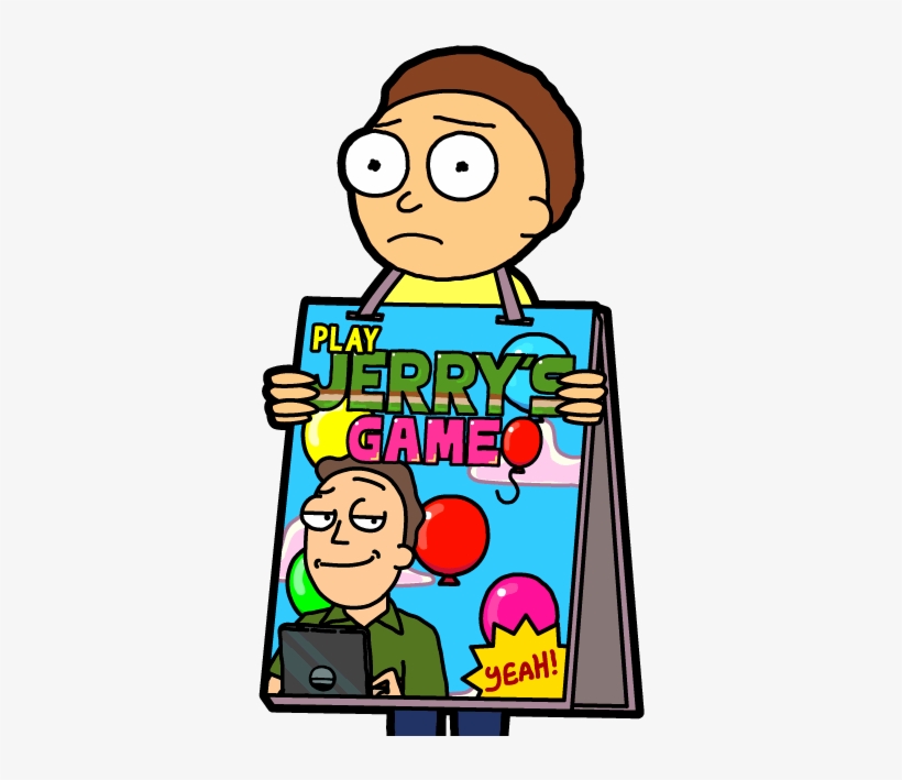 Jerry's Game Morty - Jerry Morty Pocket Mortys, transparent png #4000318