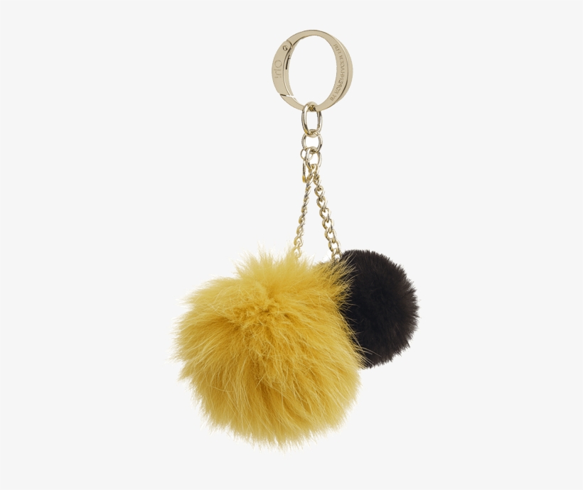 Alivia Pom Pom Black - Keychain, transparent png #4000319