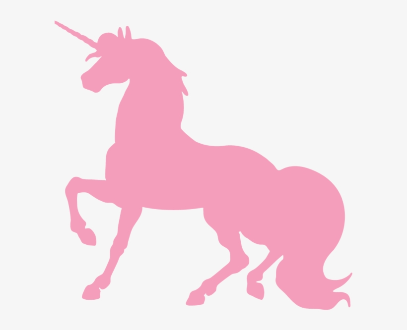 Pink-unicorn - Unicorn Silhouettes, transparent png #4000800
