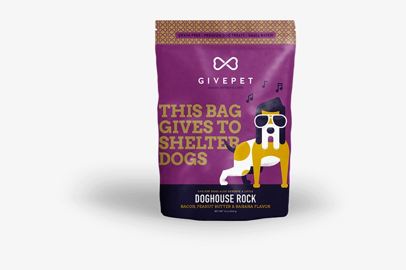 Givepet Doghouse Rock 12oz Bag - Givepet Givepet Dog Treats, transparent png #4000984