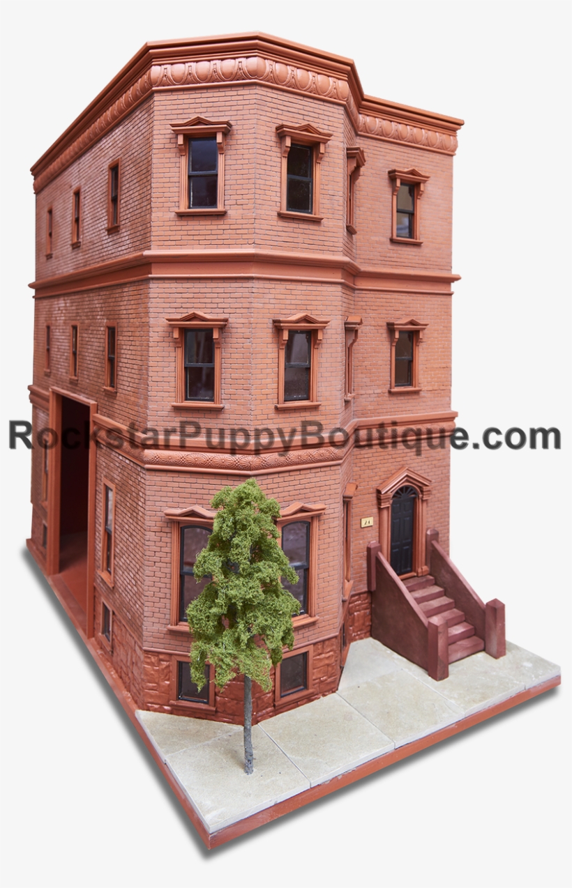 Brooklyn Brownstone Dog House - Brownstone Dog Walkers, transparent png #4001079