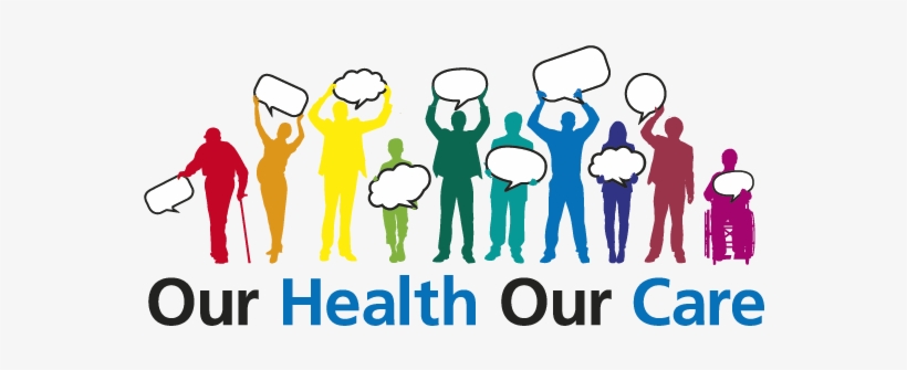 Social Health Clipart - Our Health Our Care Our Say, transparent png #4001145