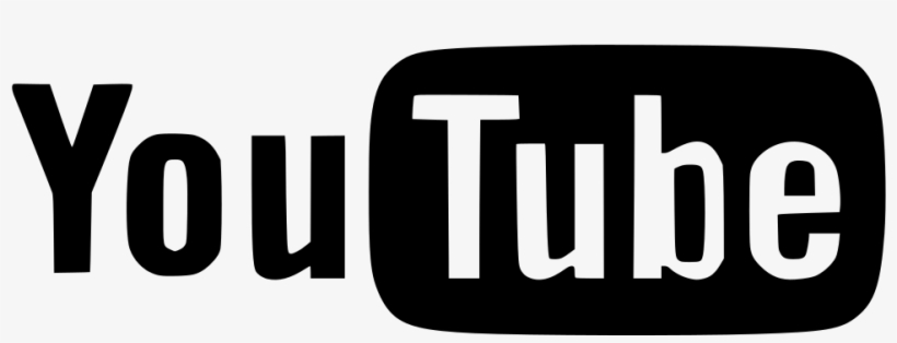 Youtube, Free To Use, High Resolution - Youtube Logo White Svg, transparent png #4001566