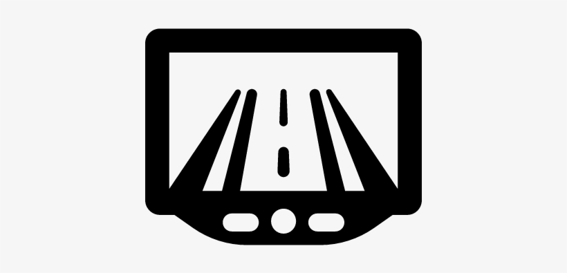 Gps With Road Vector - Gps Navigator Icon Png, transparent png #4001682