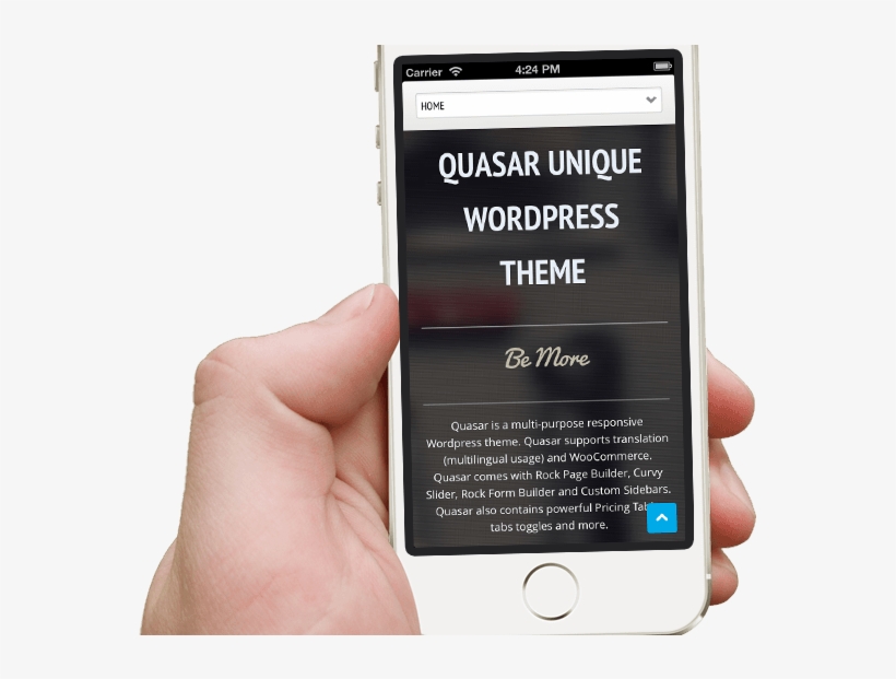 Iphone Hand Quasar - Web Design, transparent png #4001775