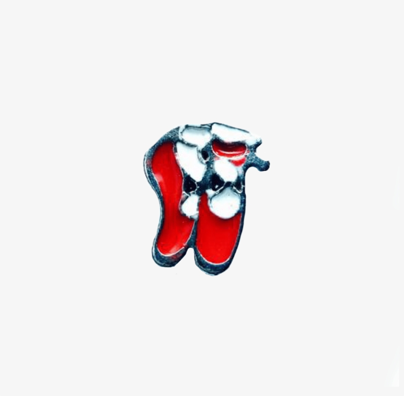 Ballet Slippers Charm - Cartoon, transparent png #4002531