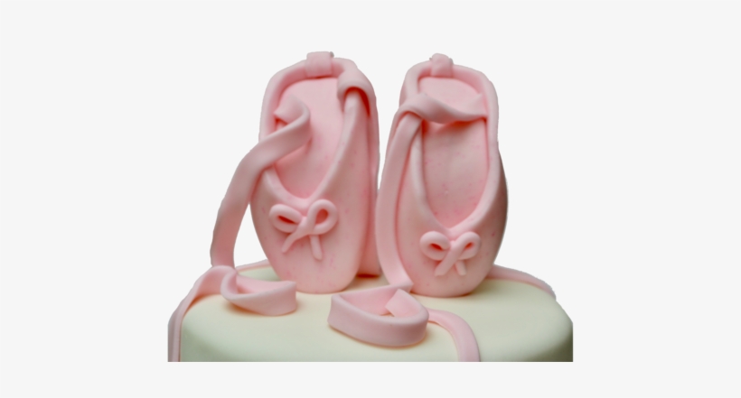 Ballerina Slippers And Ruffles Cake - Sugar Street Boutique, transparent png #4002702