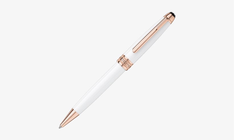 Montblanc Meisterstück Solitaire White Classique Red, transparent png #4002938