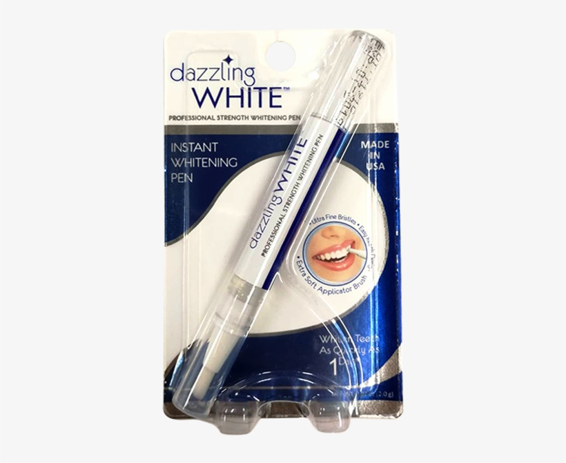 Dazzling White Instant Whitening Pen - Dazzling White Dental Whitening Pen For Teeth Professional, transparent png #4003073