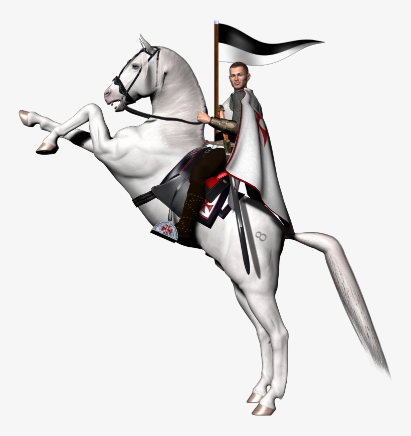 Rearig Horse - Knights On Horse Clipart Png, transparent png #4003285