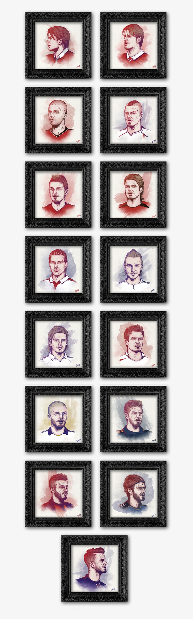 Beckhamframe2, transparent png #4003612