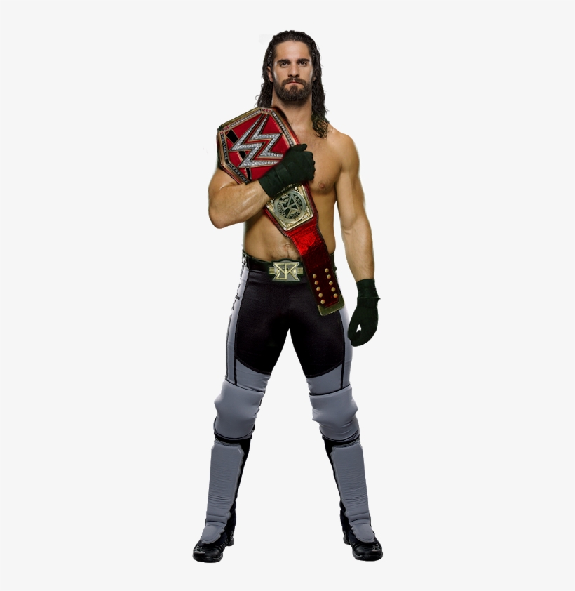 Seth Rollins With The Wwe Championship Belt 2015 Sports, transparent png #4003827