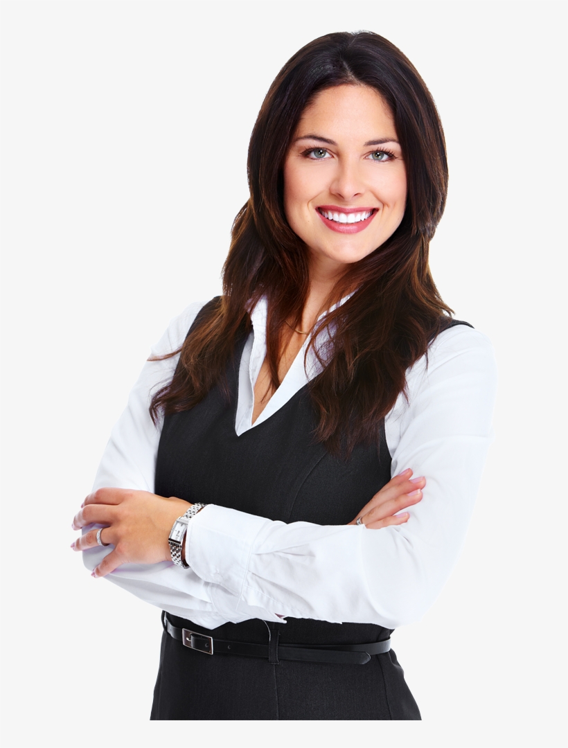 Happy Business Woman Png Download - Women Photo Png, transparent png #4003908