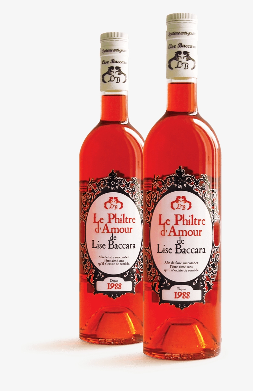 Coctail Philtre Amour Bouteille - Glass Bottle, transparent png #4003934