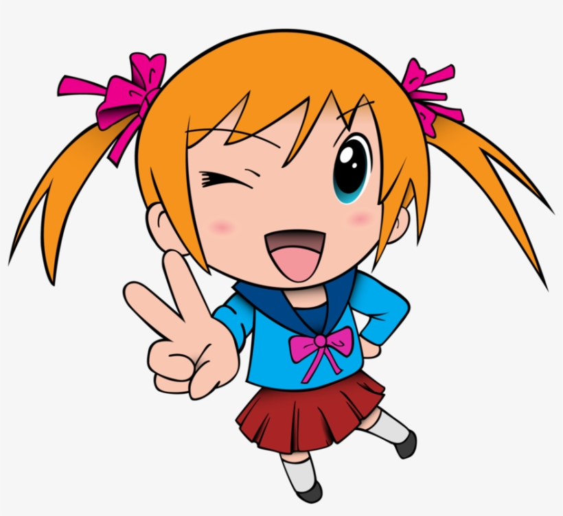 Chibi Girl Vector By Necrobyte1 - Girls Vector Png, transparent png #4004392