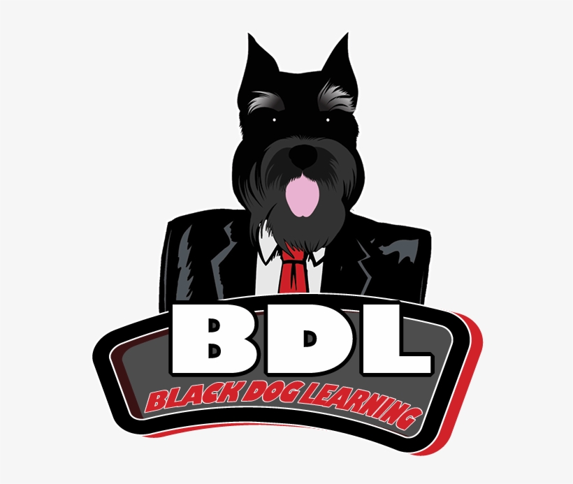 Black Dog Learning Logo, Learning And Multimedia Development - Learning, transparent png #4004912