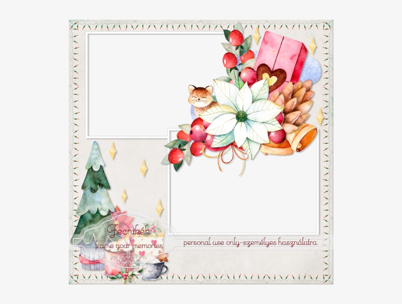 Christmas Cat - Greeting Card, transparent png #4004986