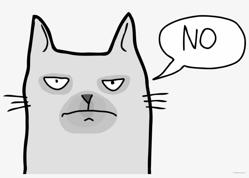 Christmas Clipart Grumpy Cat, Clip Art Grumpy Cat, - Clip Art Grumpy Cat, transparent png #4005040